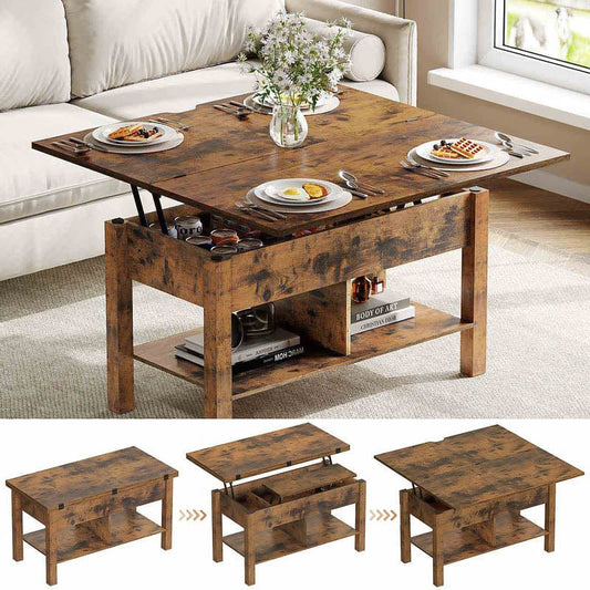 Table basse 3 en 1 Relevable et Transformable